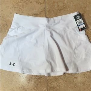 Under Armour tennis skirt all white